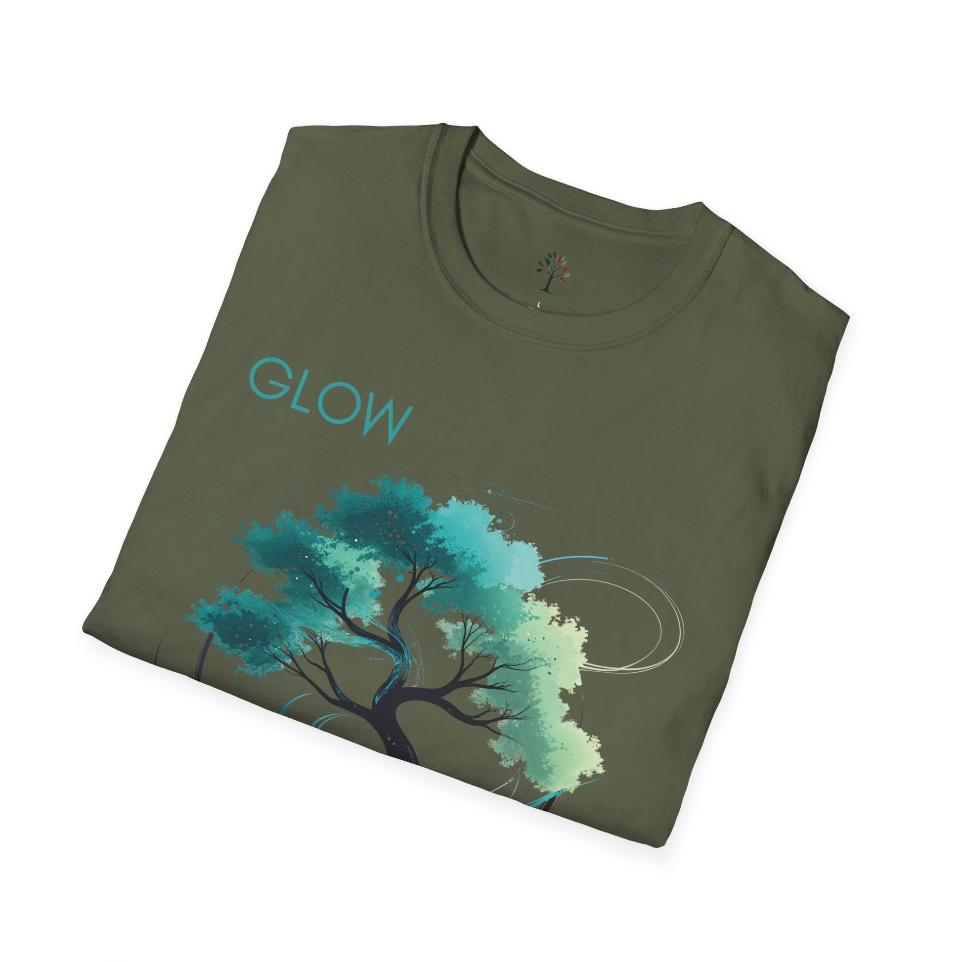 Military Green | Glow, folded view