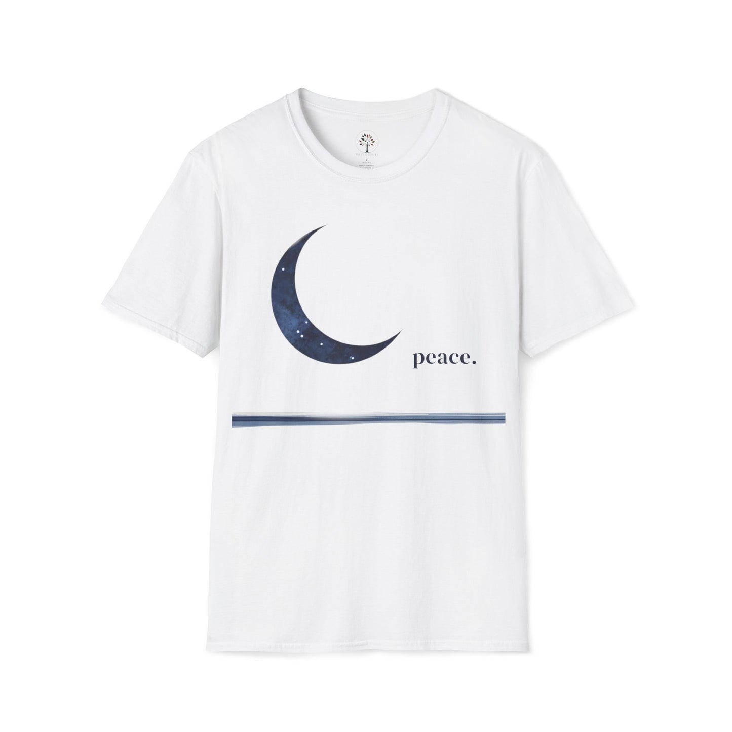 White | Moonlit Peace, front view