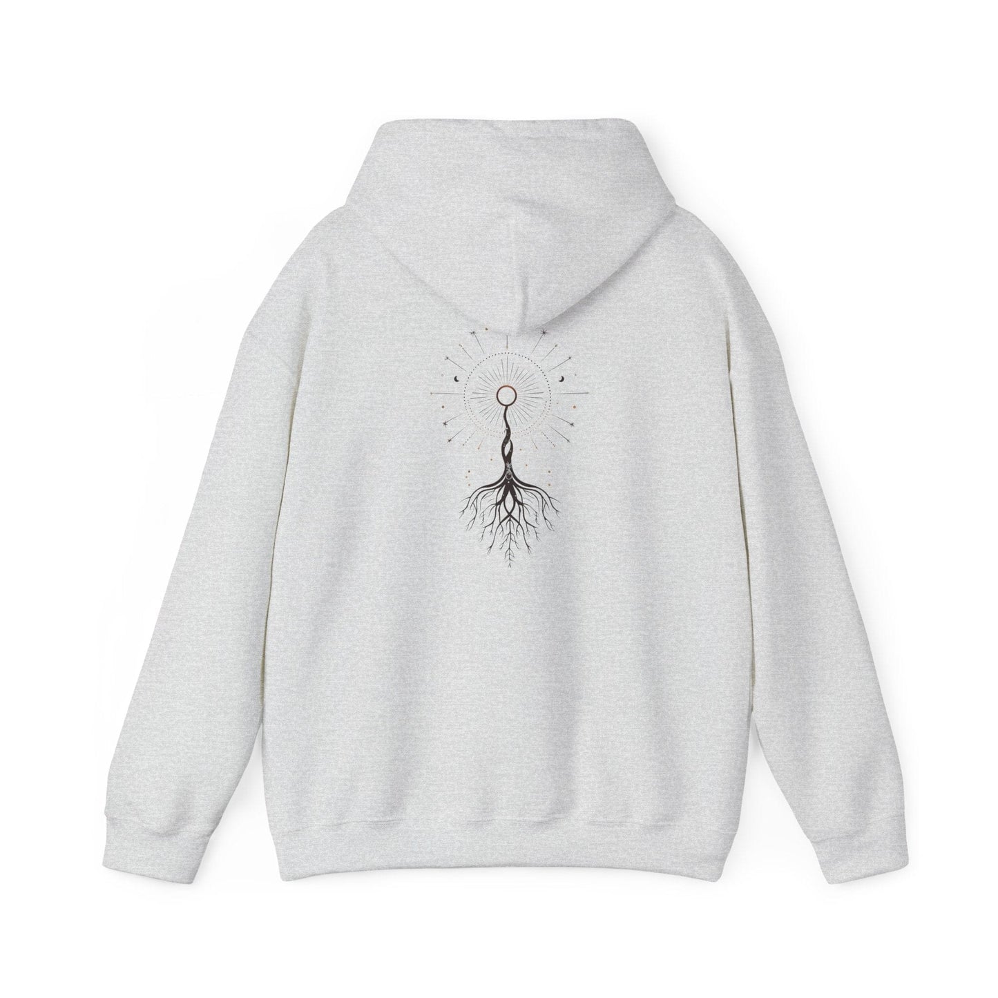 Ash | The Cosmic Root Hoodie, back design view