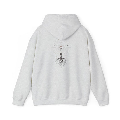 Ash | The Cosmic Root Hoodie, back design view