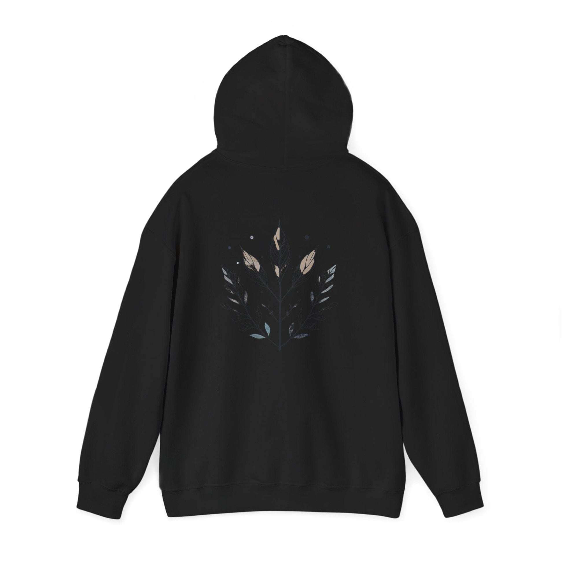 Black | Olive Grace Hoodie, back view 2