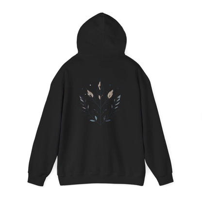 Black | Olive Grace Hoodie, back view 2