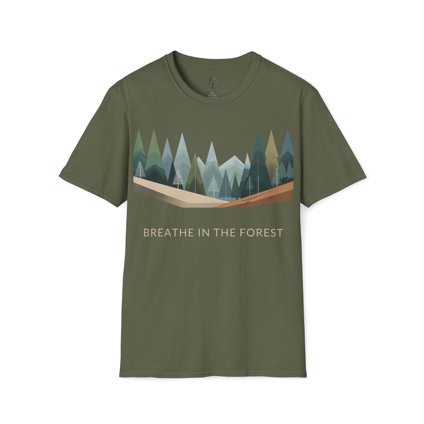 Military Green | Breathe in the Forest, front view