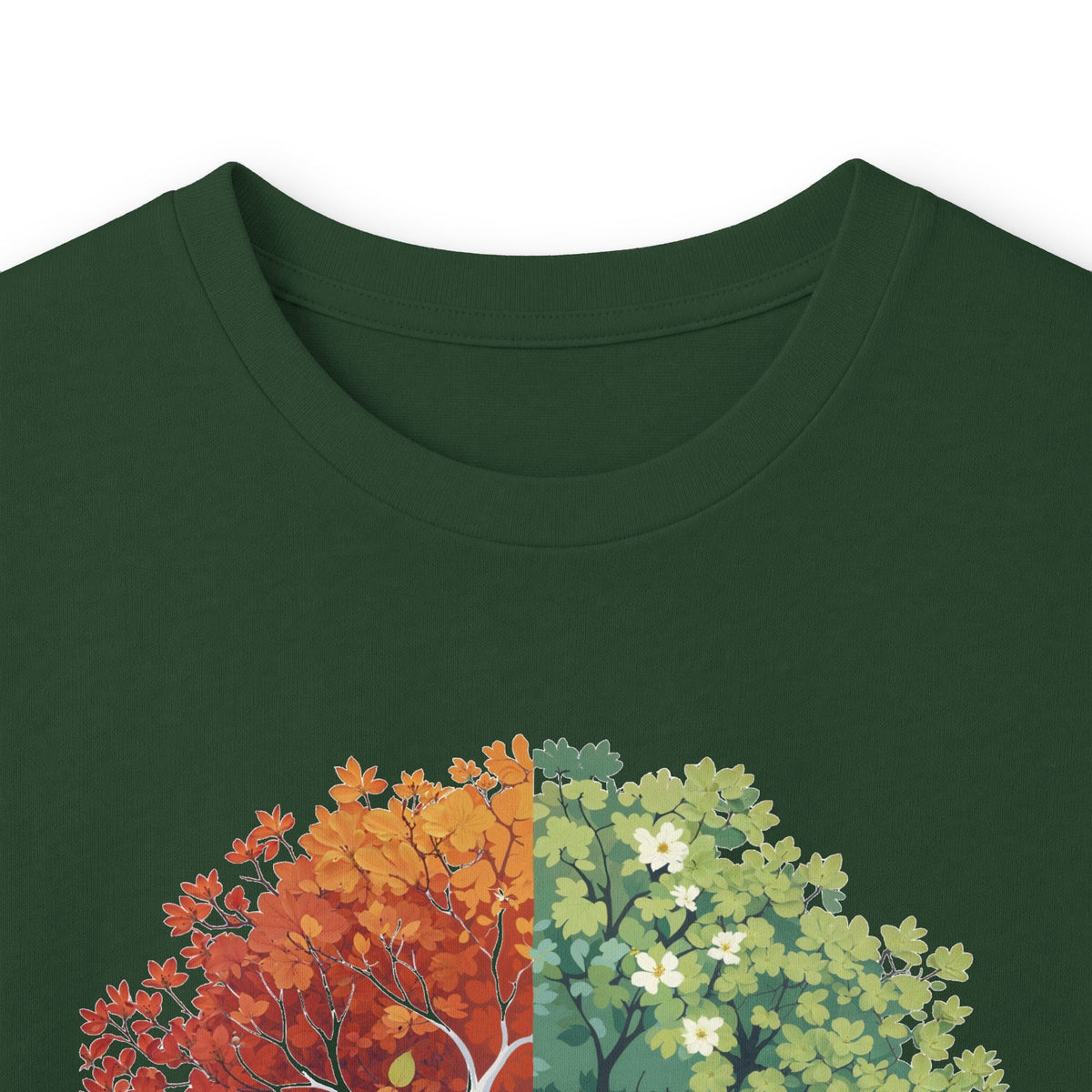 Forest Green | Still I Change Long Sleeve Tee, folded view