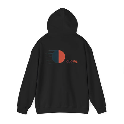 Black | Duality Hoodie, back view 2