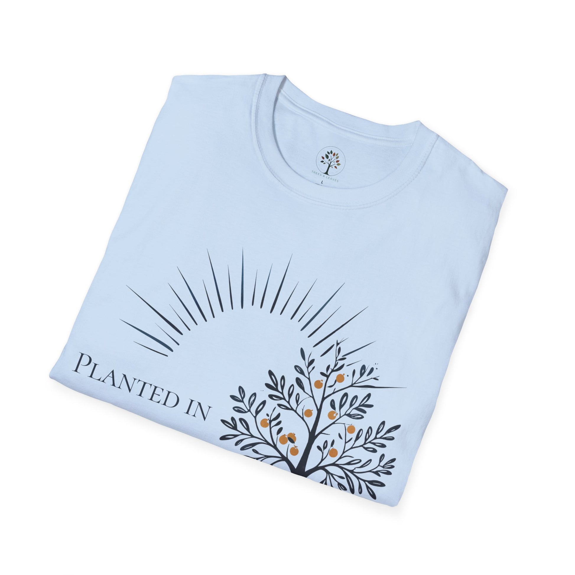 Light Blue | Planted in Love, folded view