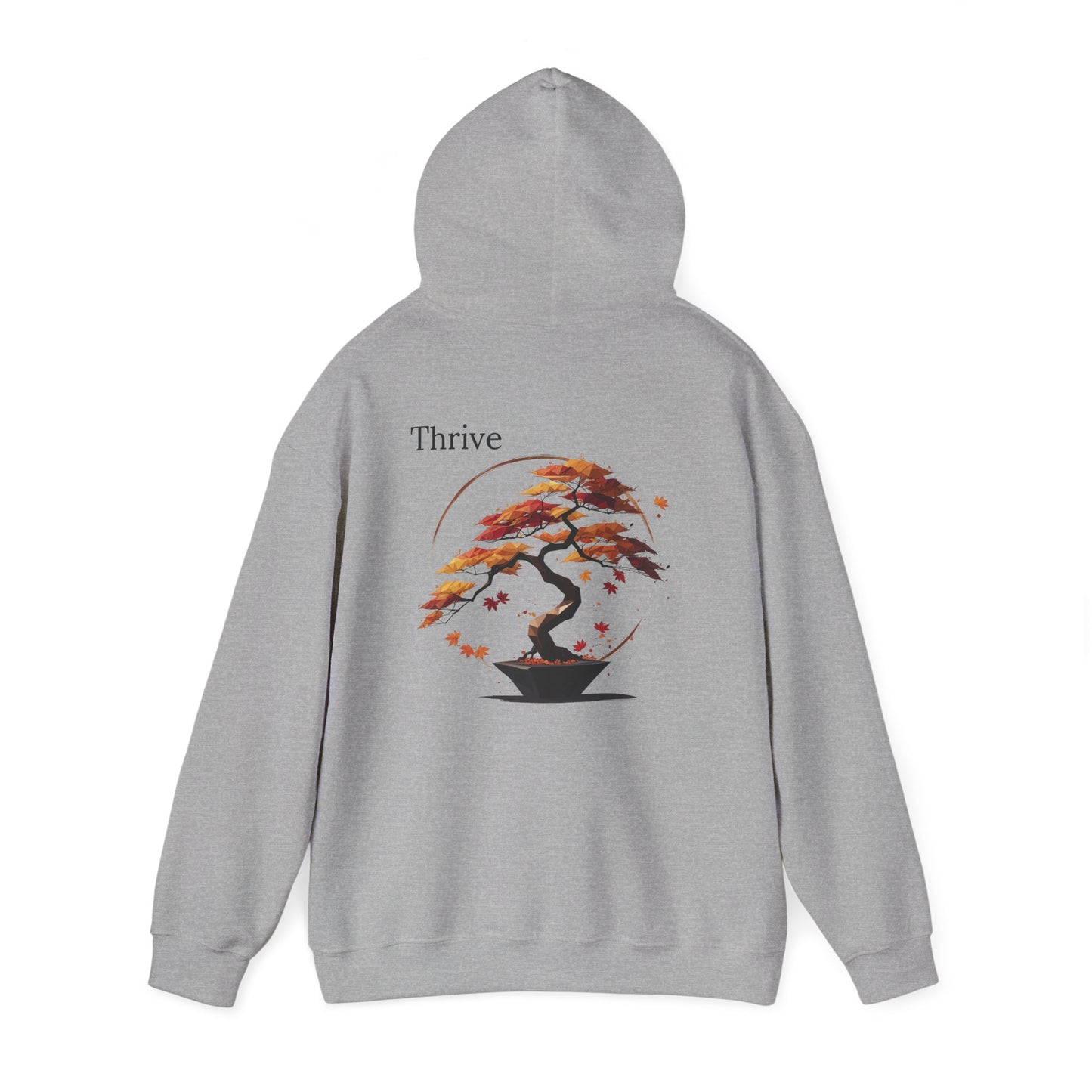 Sport Grey | Thrive Hoodie, back view 2