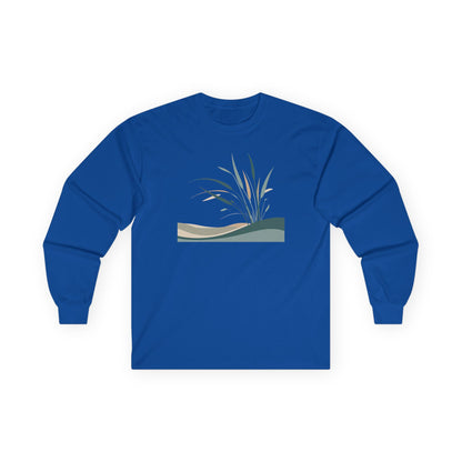 Royal | Whispers in the Breeze Long Sleeve Tee, front view