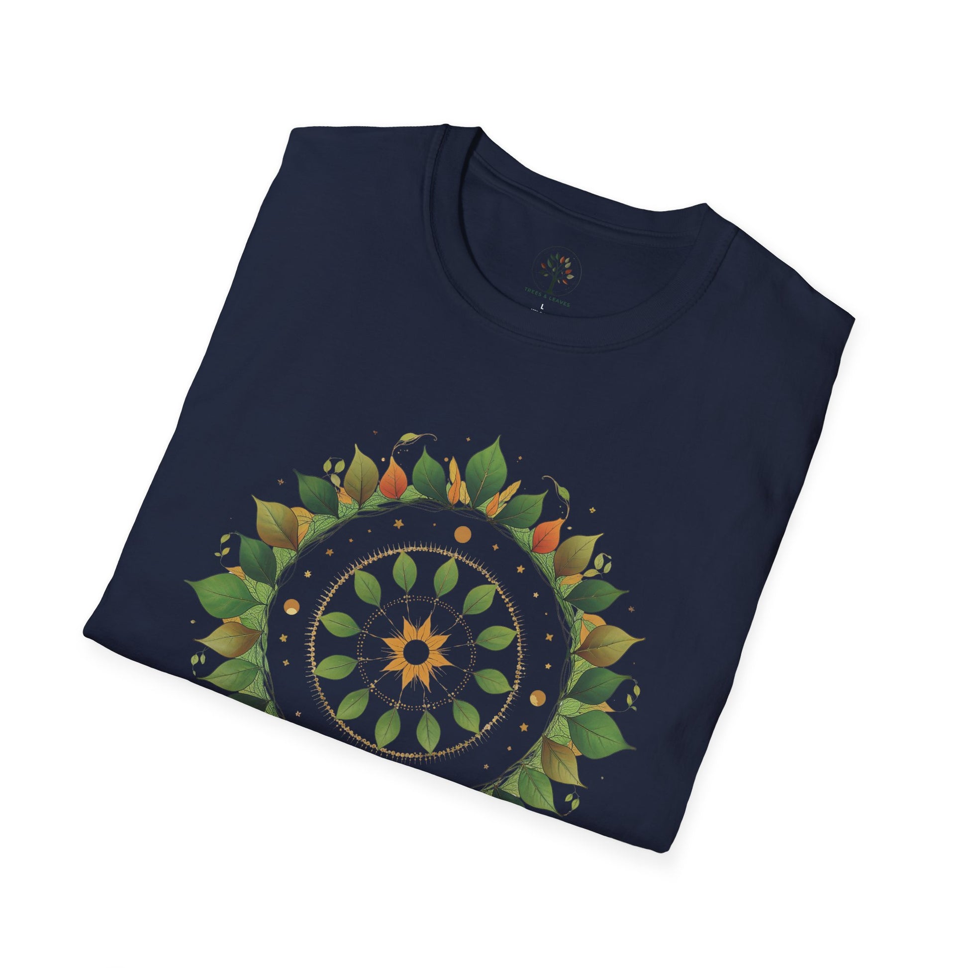 Navy | Celestial Growth, folded view