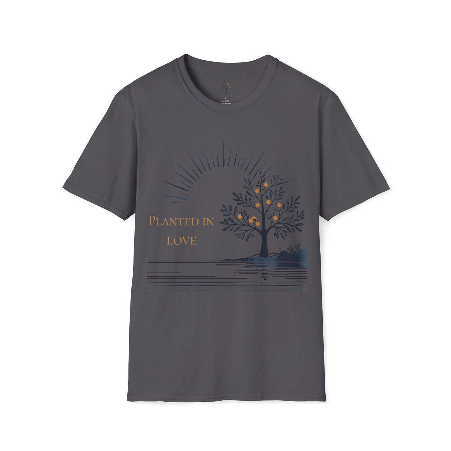 Charcoal | Planted in Love, front view