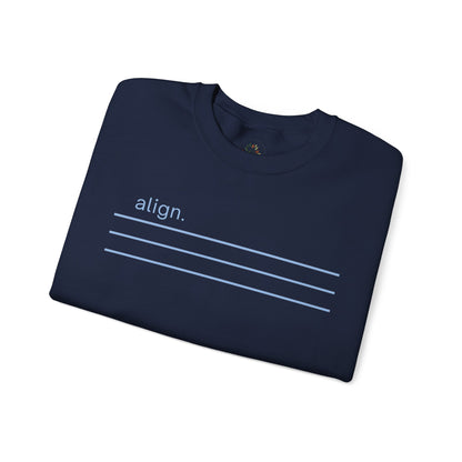 Navy | Align Sweatshirt, folded view
