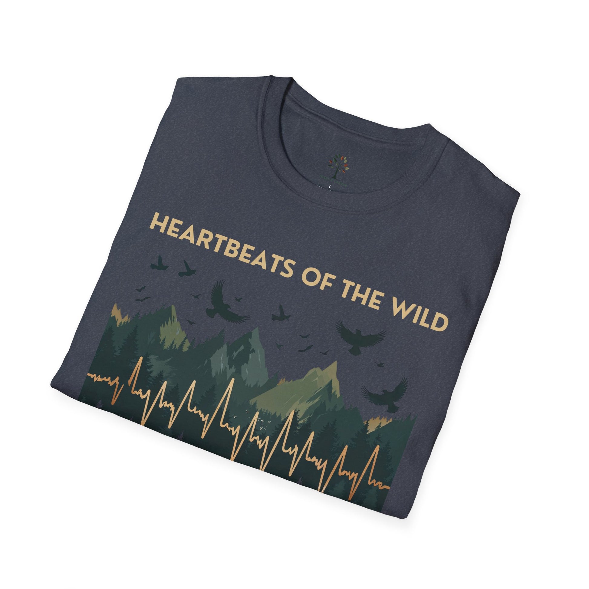 Heather Navy | Heartbeats of the Wild, folded view