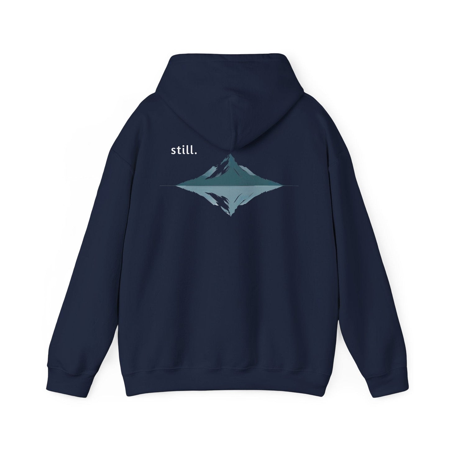 Navy | Still Hoodie, back design view