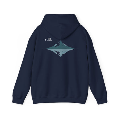 Navy | Still Hoodie, back design view