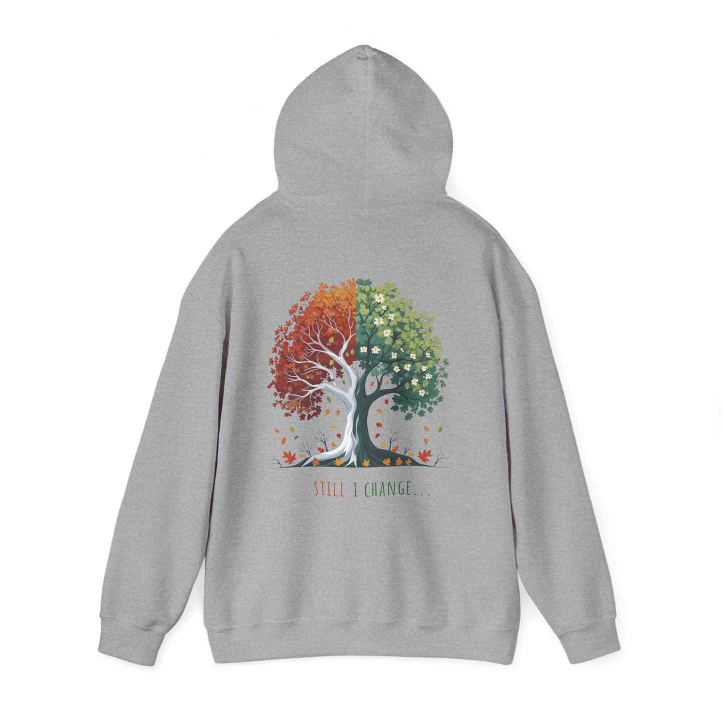Sport Grey | Still I Change Hoodie, back view 2