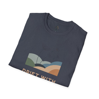 Heather Navy | Drift with the Clouds, folded view