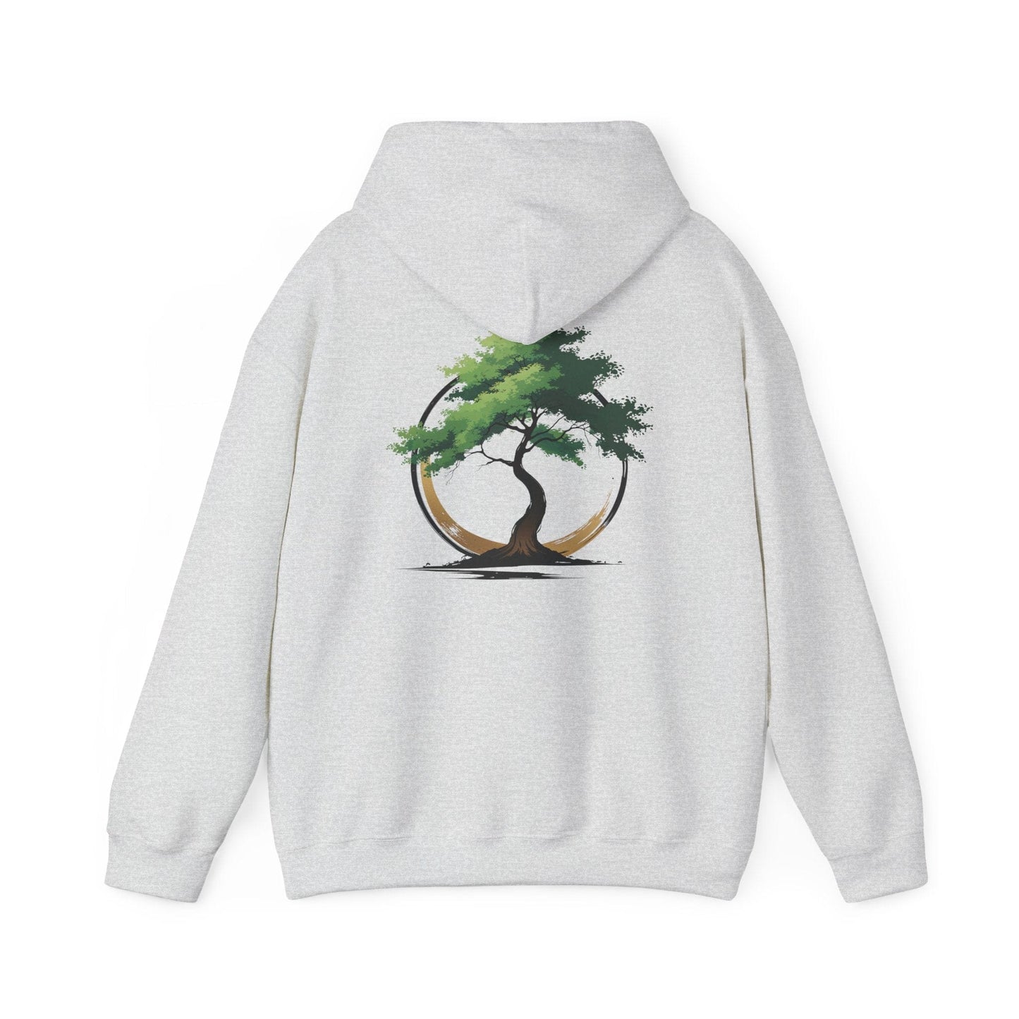 Ash | The Zen Tree Hoodie, back design view