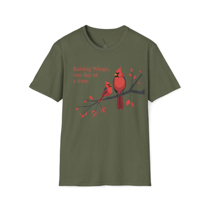 Military Green | Raising Wings, One day at a time, front view
