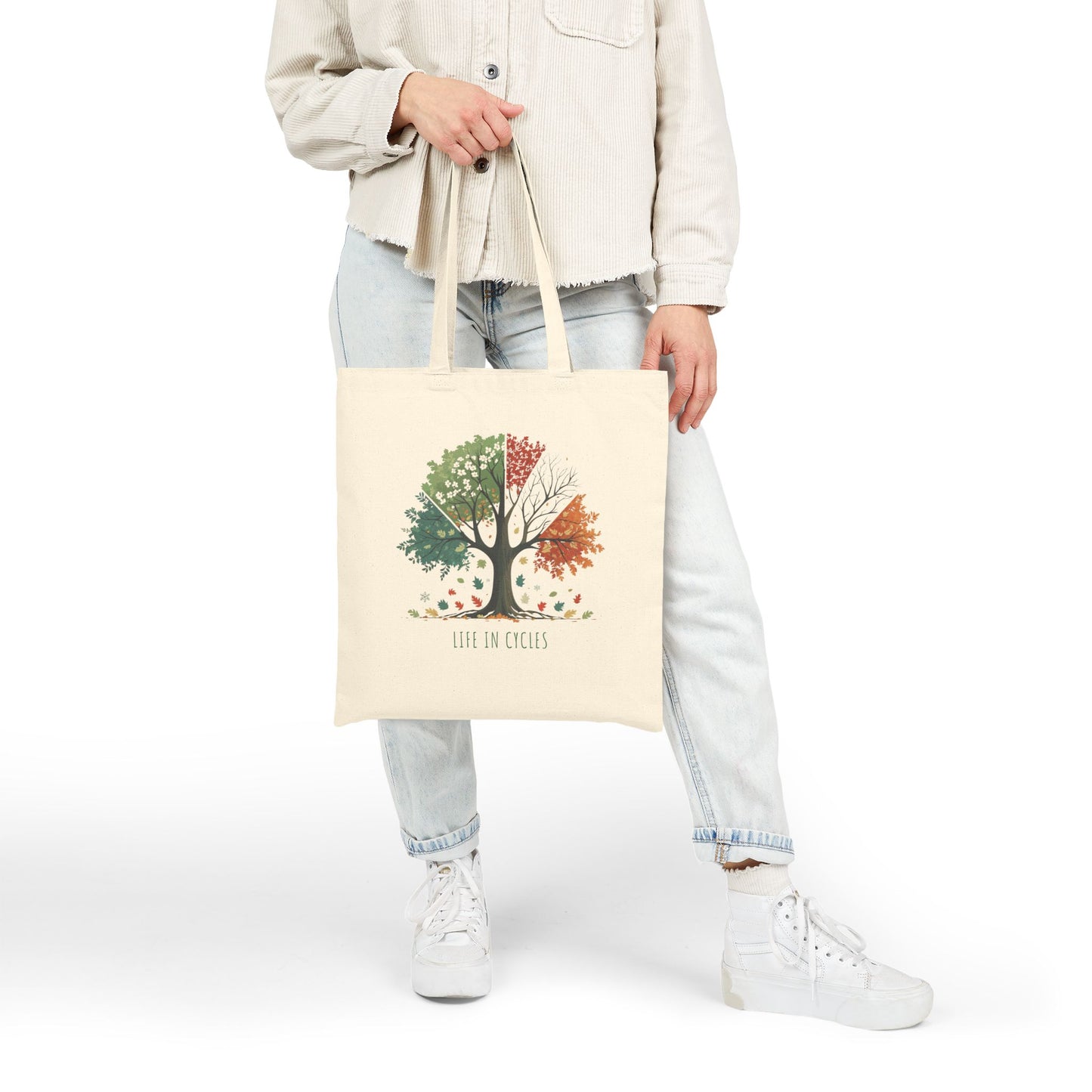 Life in Cycles Tote Bag