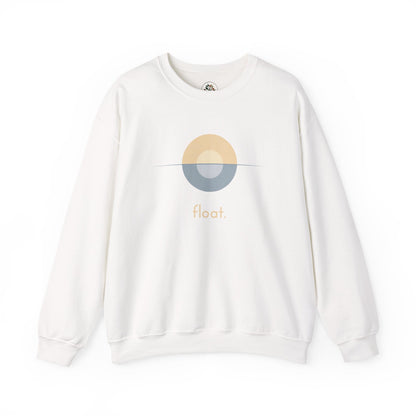 White | Float Sweatshirt, front view