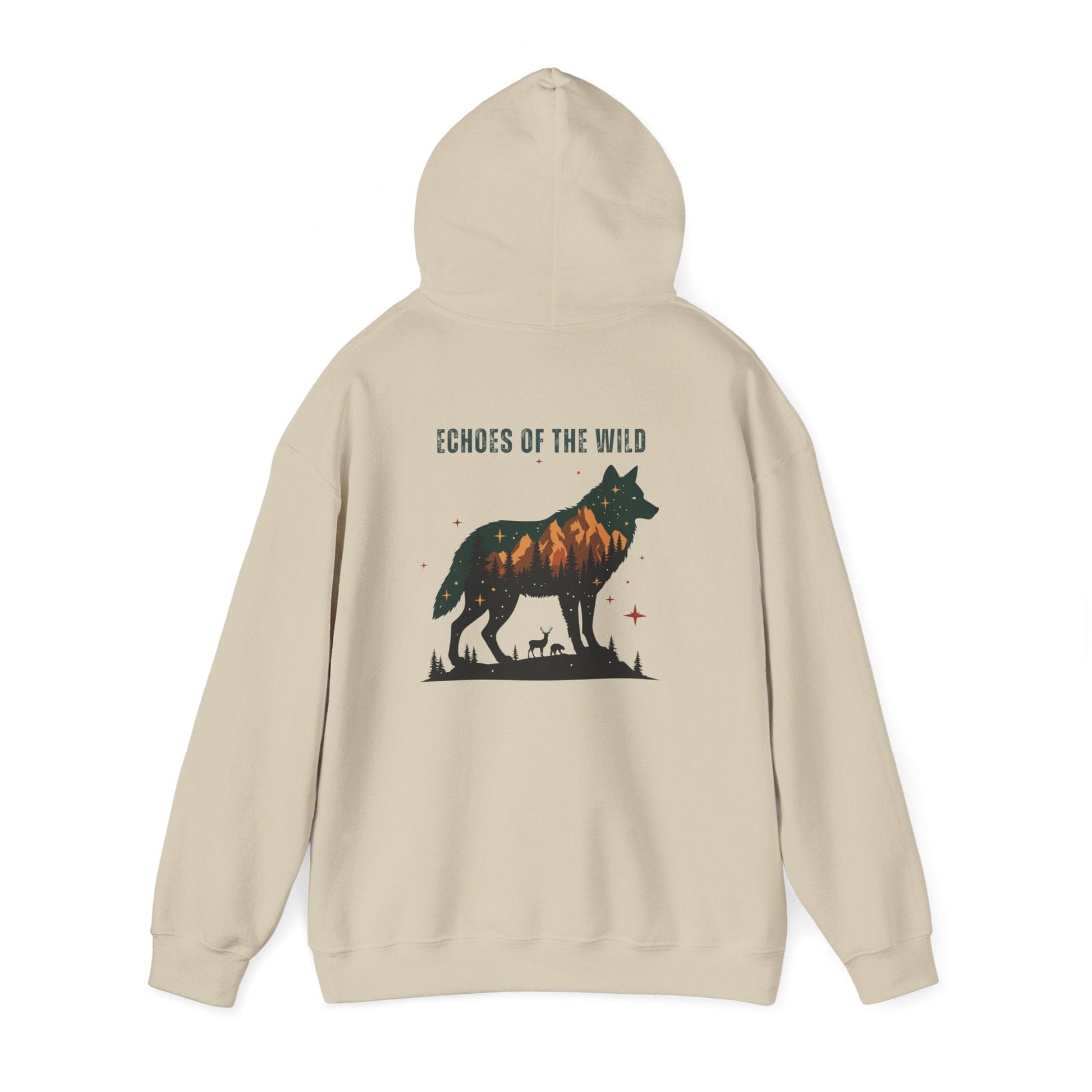 Sand | Echoes of the WIld Hoodie, back view 2