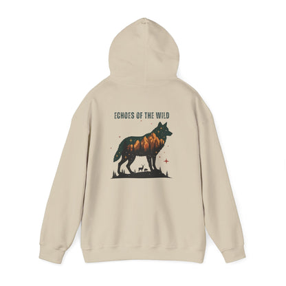 Sand | Echoes of the WIld Hoodie, back view 2