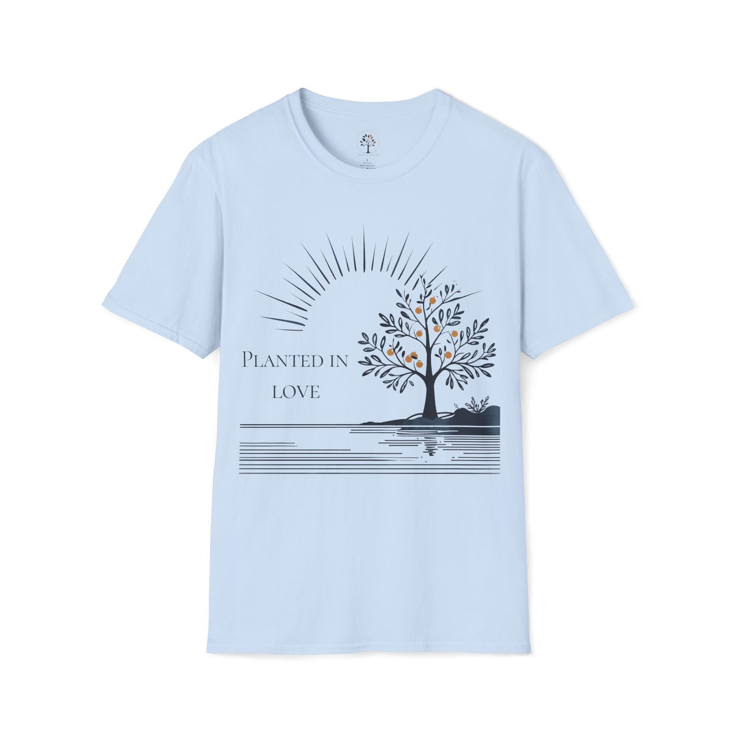 Light Blue | Planted in Love, front view