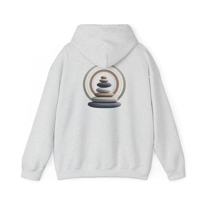 Ash | Echoes of Calm Hoodie, back design view
