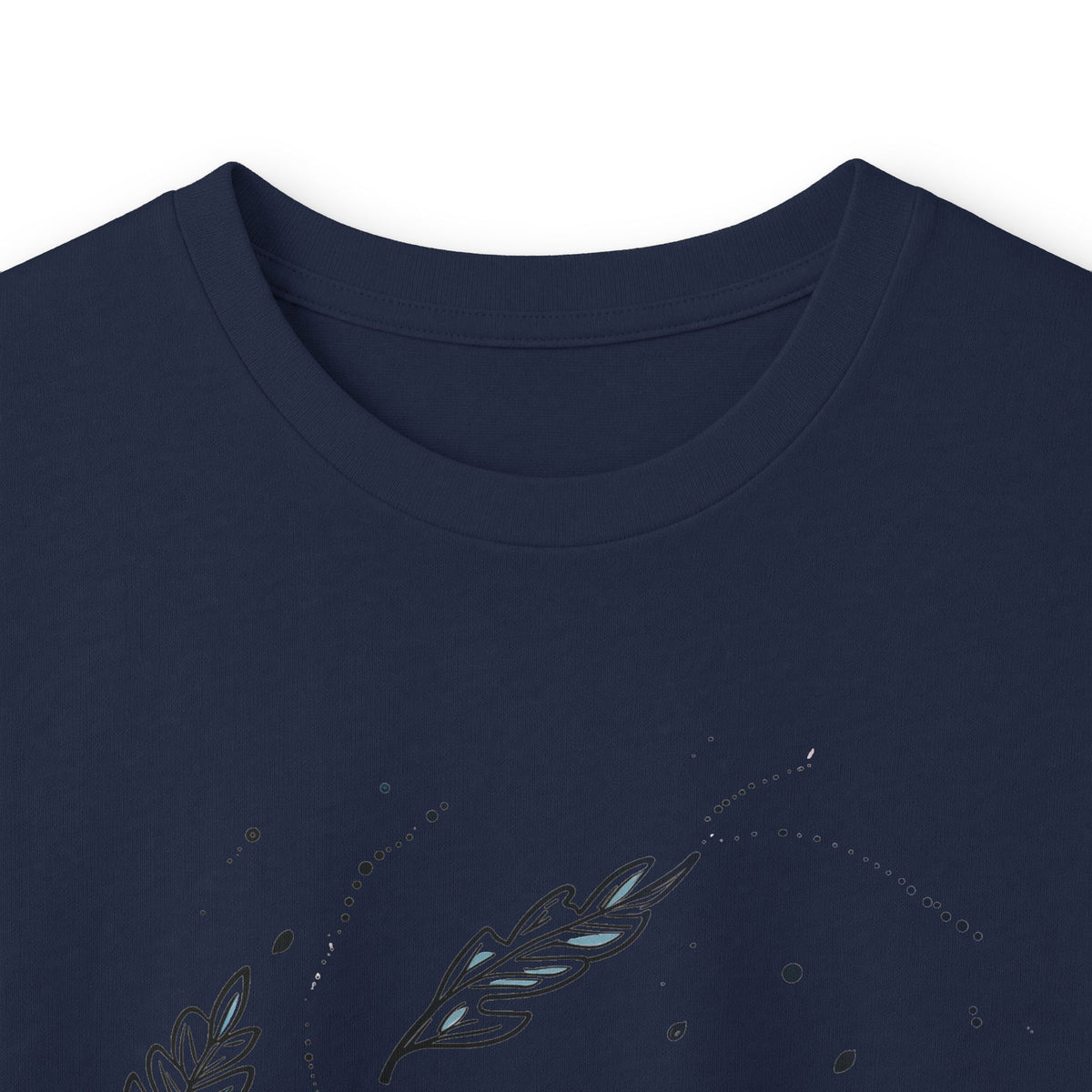 Navy | Autumn Drift Long Sleeve Tee, folded view