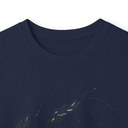 Navy | Autumn Drift Long Sleeve Tee, folded view