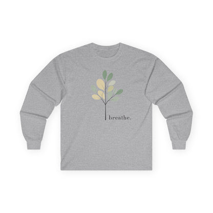 Sport Grey | Breathe Long Sleeve Tee, front view