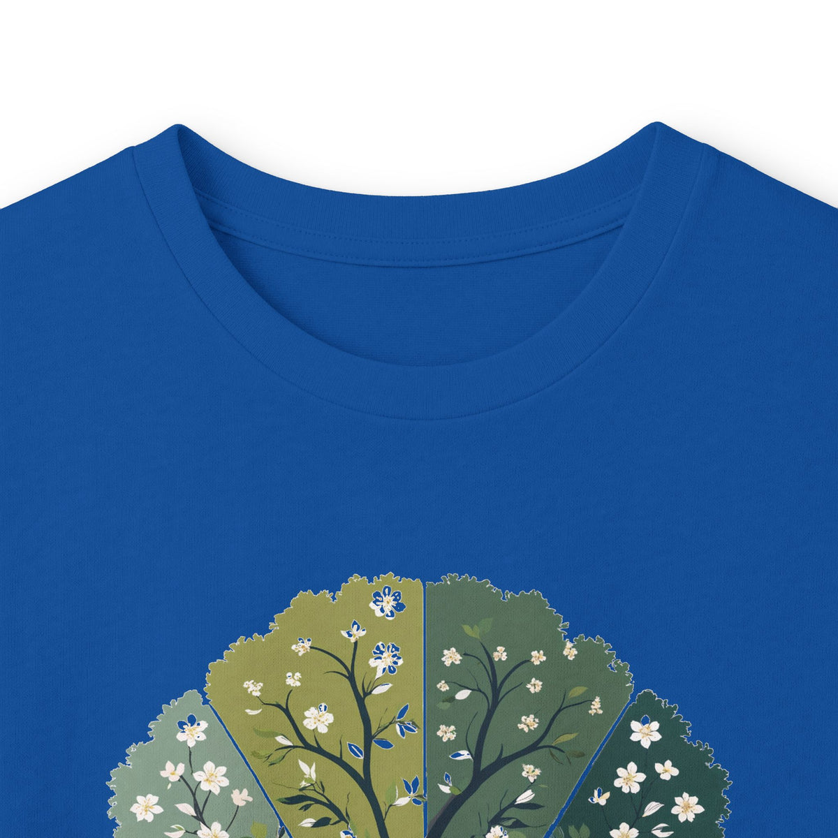 Royal | Circle of Season Long Sleeve Tee, folded view