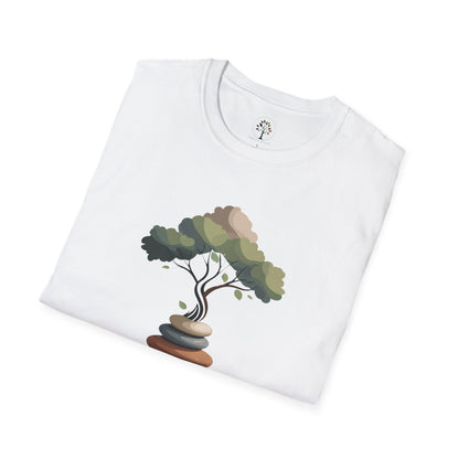 White | Rooted in Calm, folded view