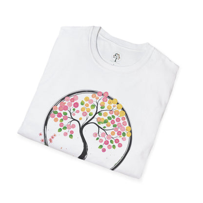 White | Joy in Bloom, folded view