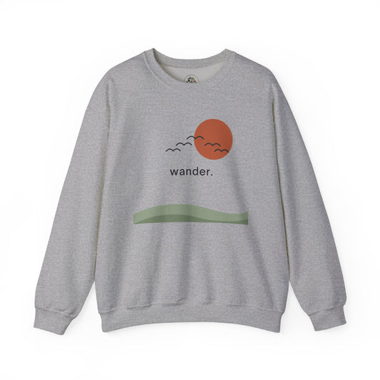 Sport Grey | Wander Sweatshirt, front view