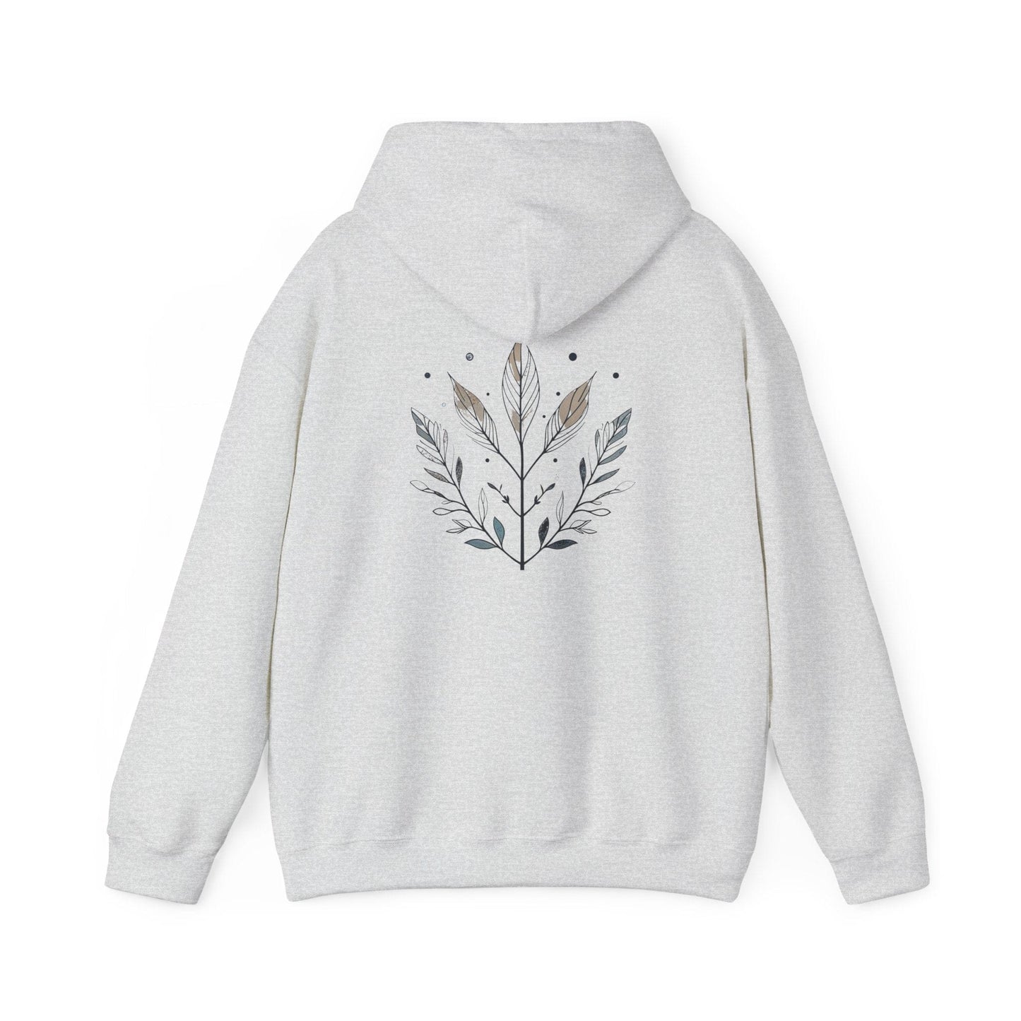 Ash | Olive Grace Hoodie, back design view