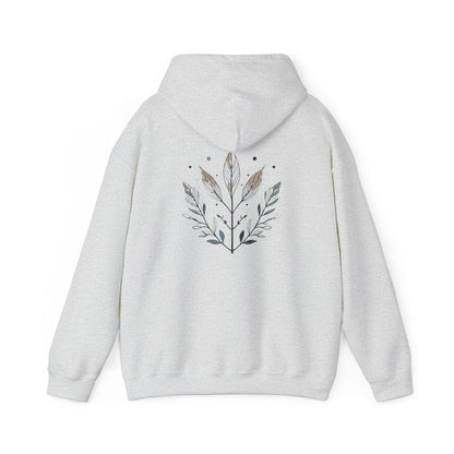 Ash | Olive Grace Hoodie, back design view