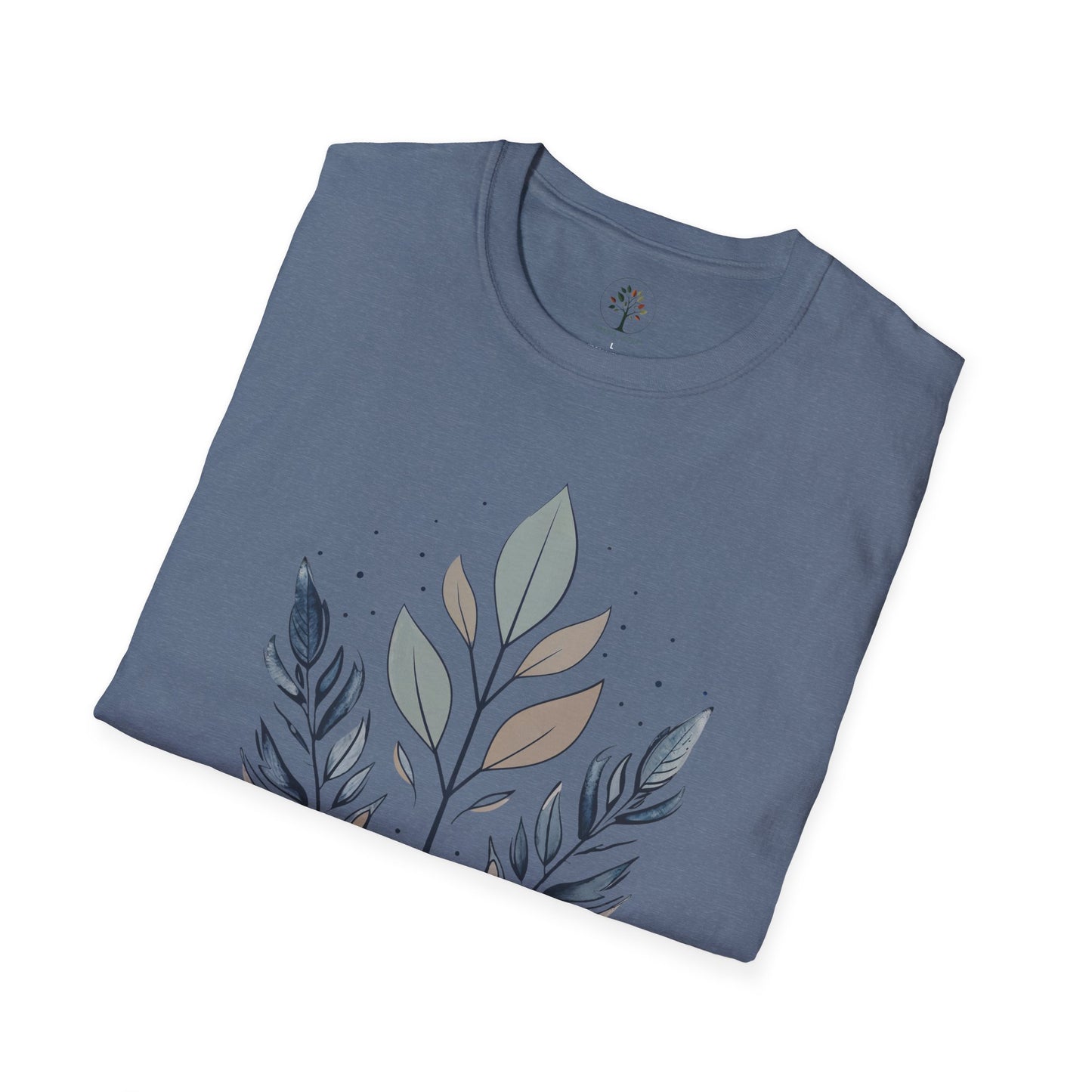 Heather Indigo | Flourish, folded view