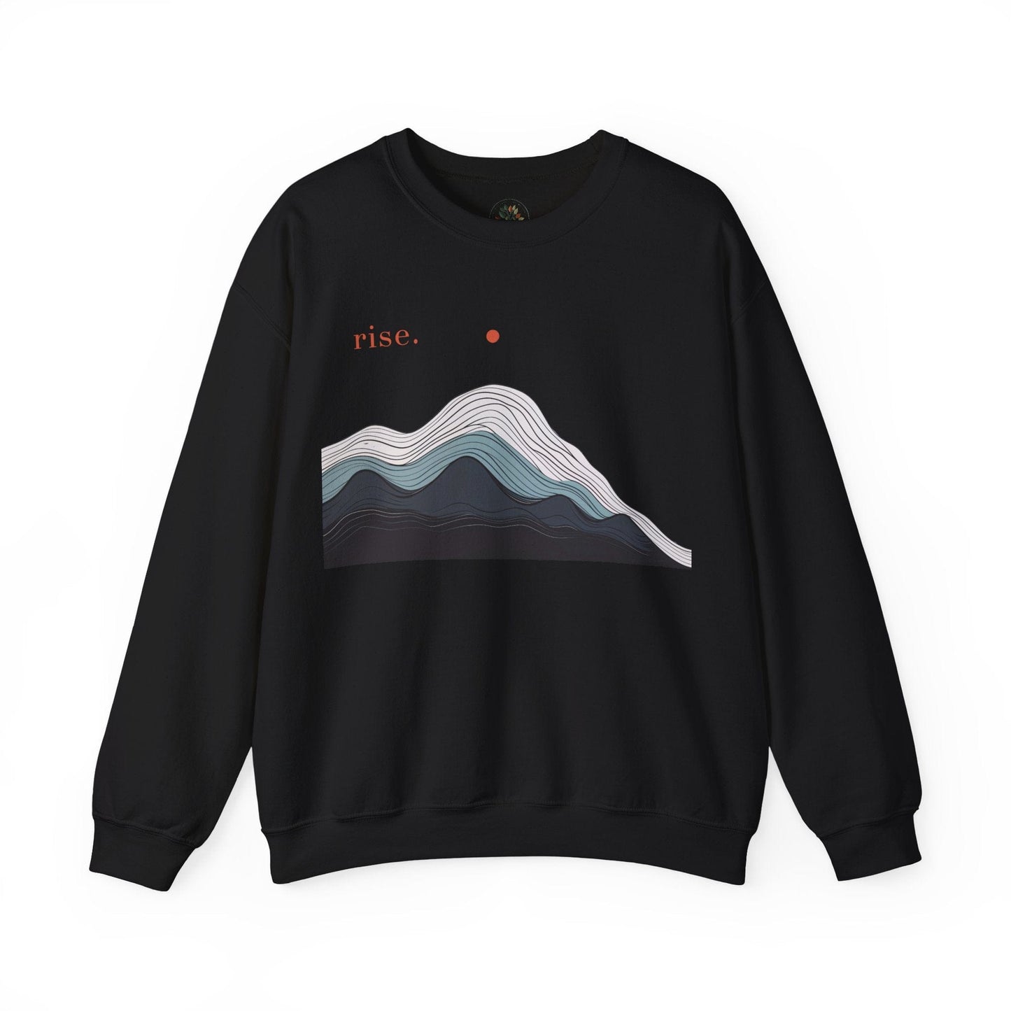 Black | Rise Sweatshirt, front view