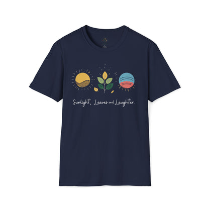 Navy | Sunlight, Leaves, and Laughter, front view