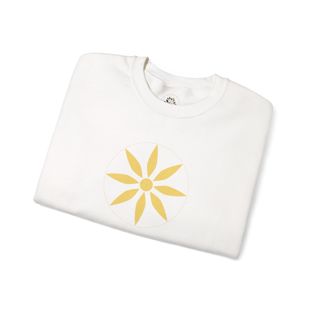 White | Singularity Sweatshirt, folded view