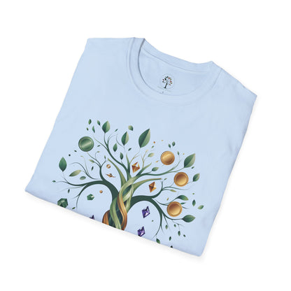 Light Blue | Rooted in Abundance, folded view