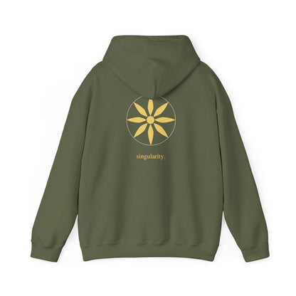 Military Green | Singularity Hoodie, back design view