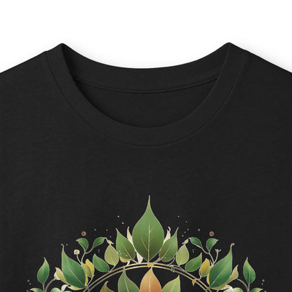 Black | Eclipse Garden Long Sleeve Tee, folded view