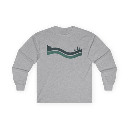 Sport Grey | River Long Sleeve Tee, front view