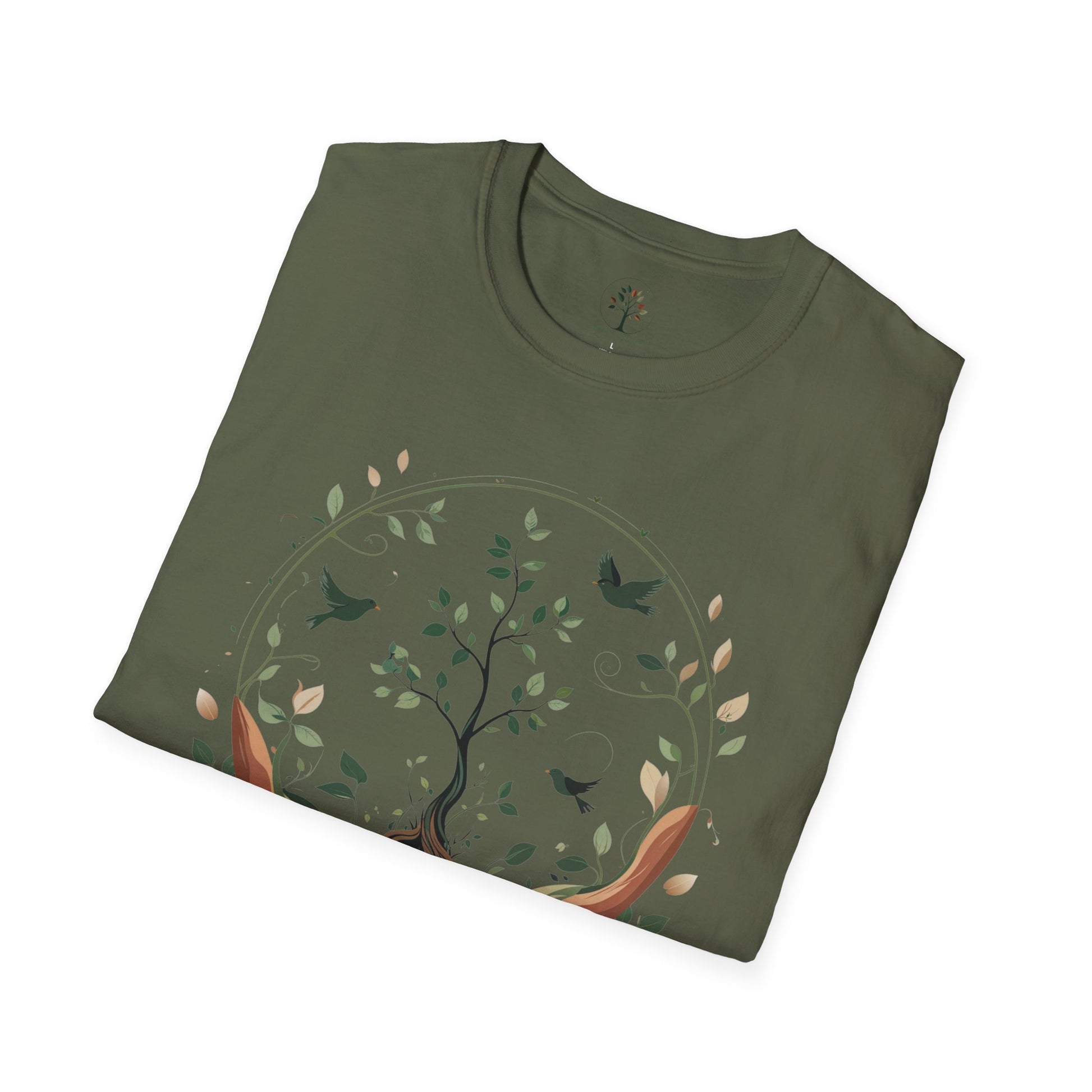Military Green | Circle of Life, folded view