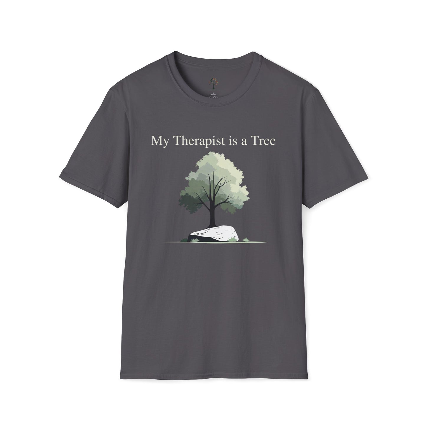 Charcoal | My Therapist is a Tree, front view