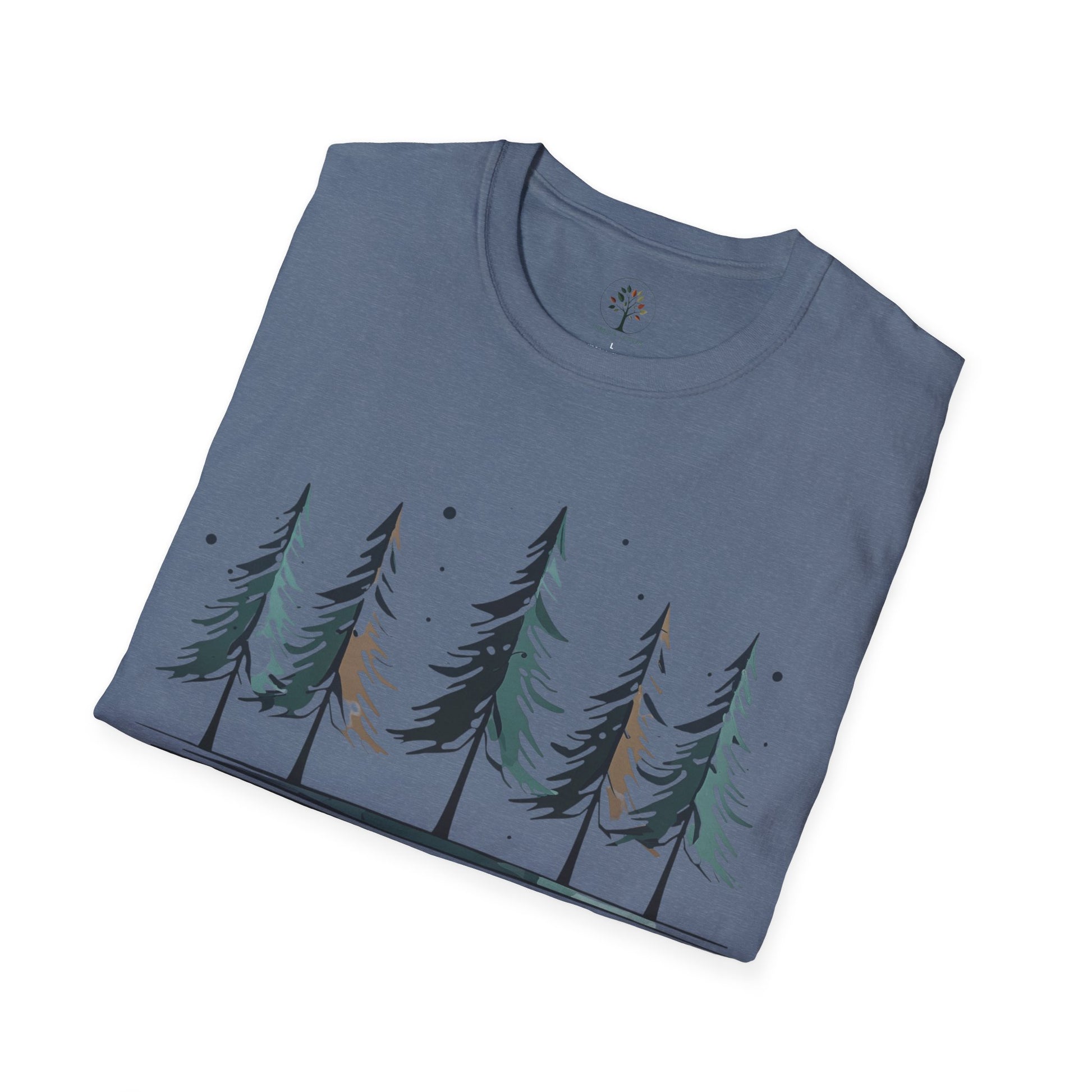 Heather Indigo | Evergreen Stillness, folded view