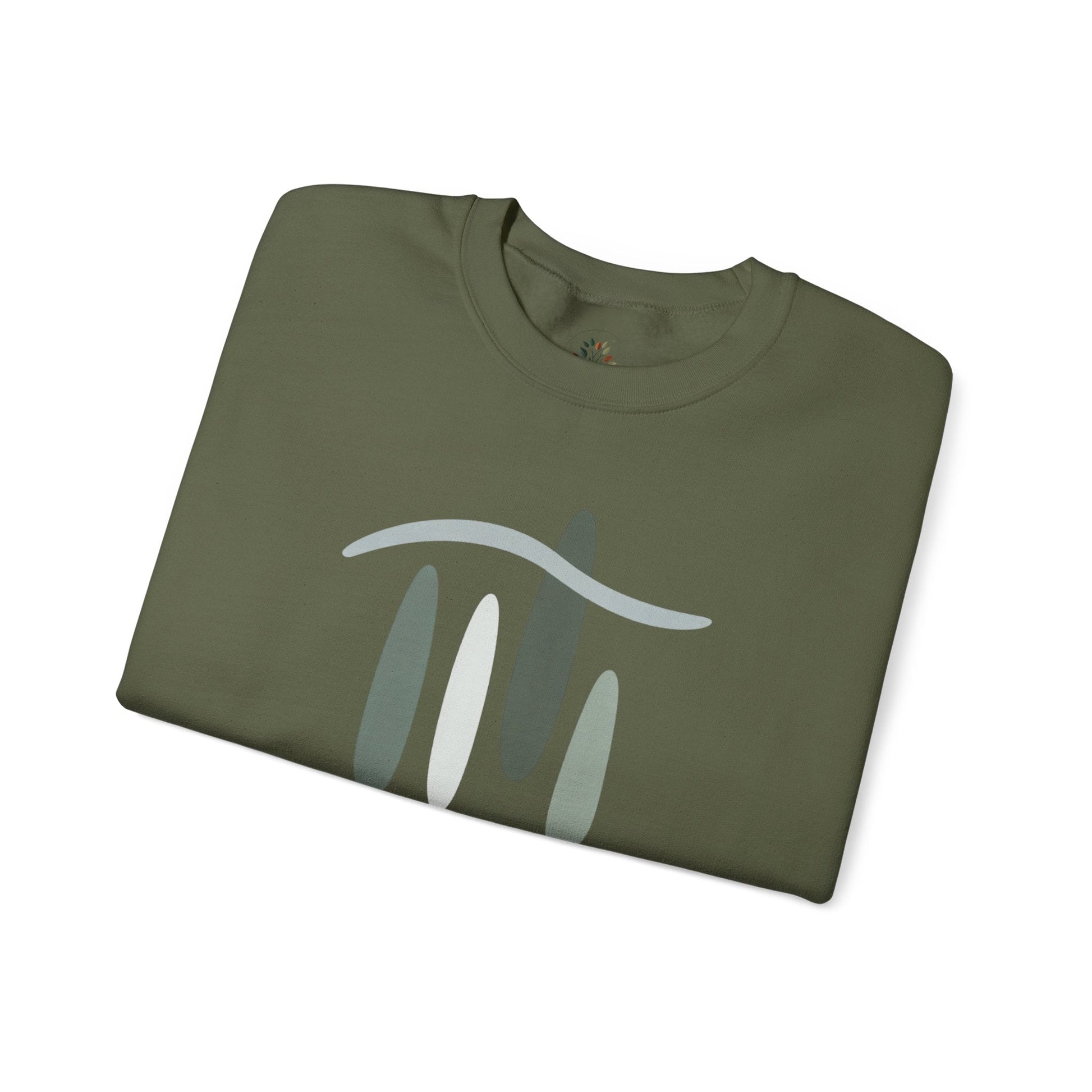 Military Green | Forest Breath Sweatshirt, folded view