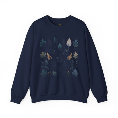 Navy | Botanical Harmony Sweatshirt, front view